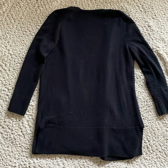 🎉 HP!! 🎉 Madewell Kent Cardigan Sweater in Black Coziest Yarn 🍂 - Picture 6 of 7